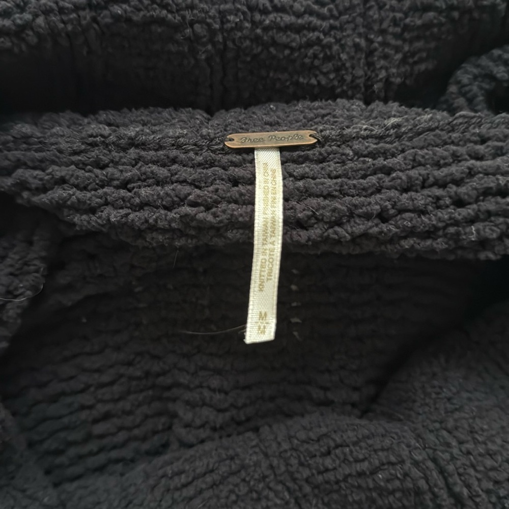 Free people black sweater
